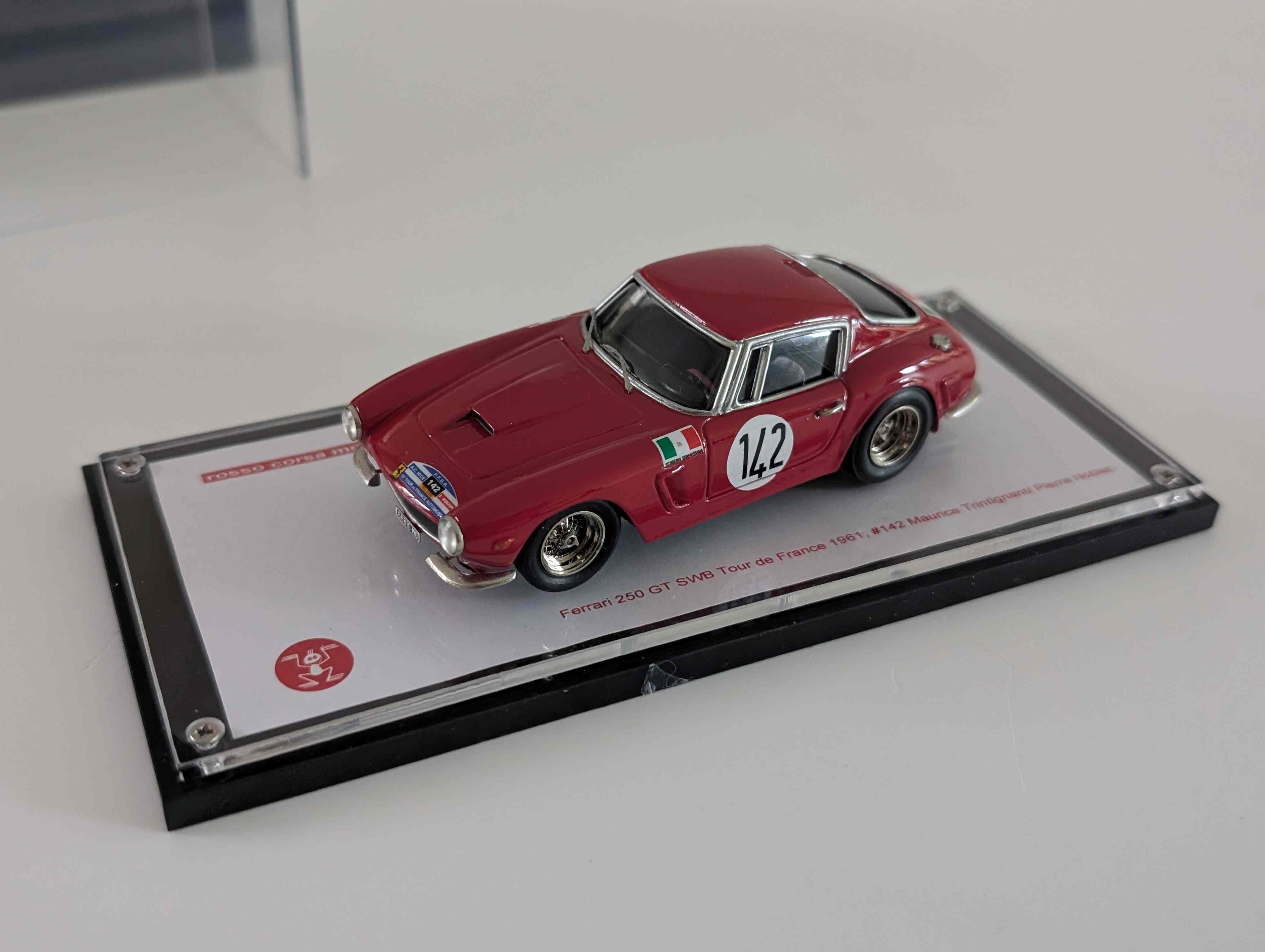 Rosso Corsa models : Ferrari 250 SWB Tour de France 1961